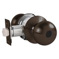 Arrow Grade 2 Storeroom Cylindrical Lock, Tudor Knob, Conventional Less Cylinder, Oil-Rubbed Bronze Finish MK12-TA-10B-LC